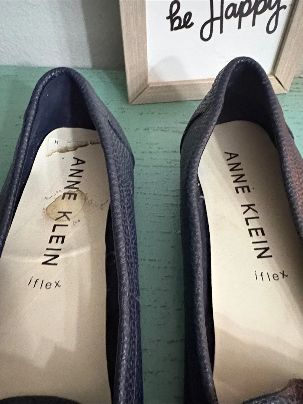 Anne Klein textured navy